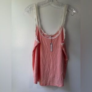 Victoria's Secret Pink Camisole with White Lace